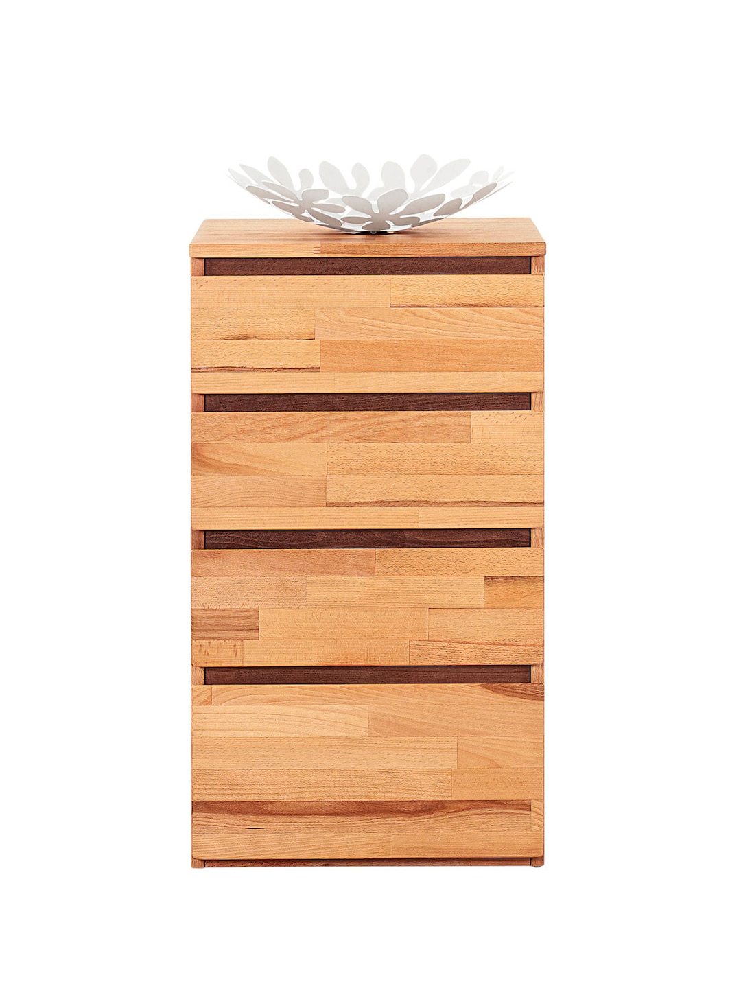 VALMONDO Kommode POUR Kernbuche massiv geölt 50 x 88 x 39 cm