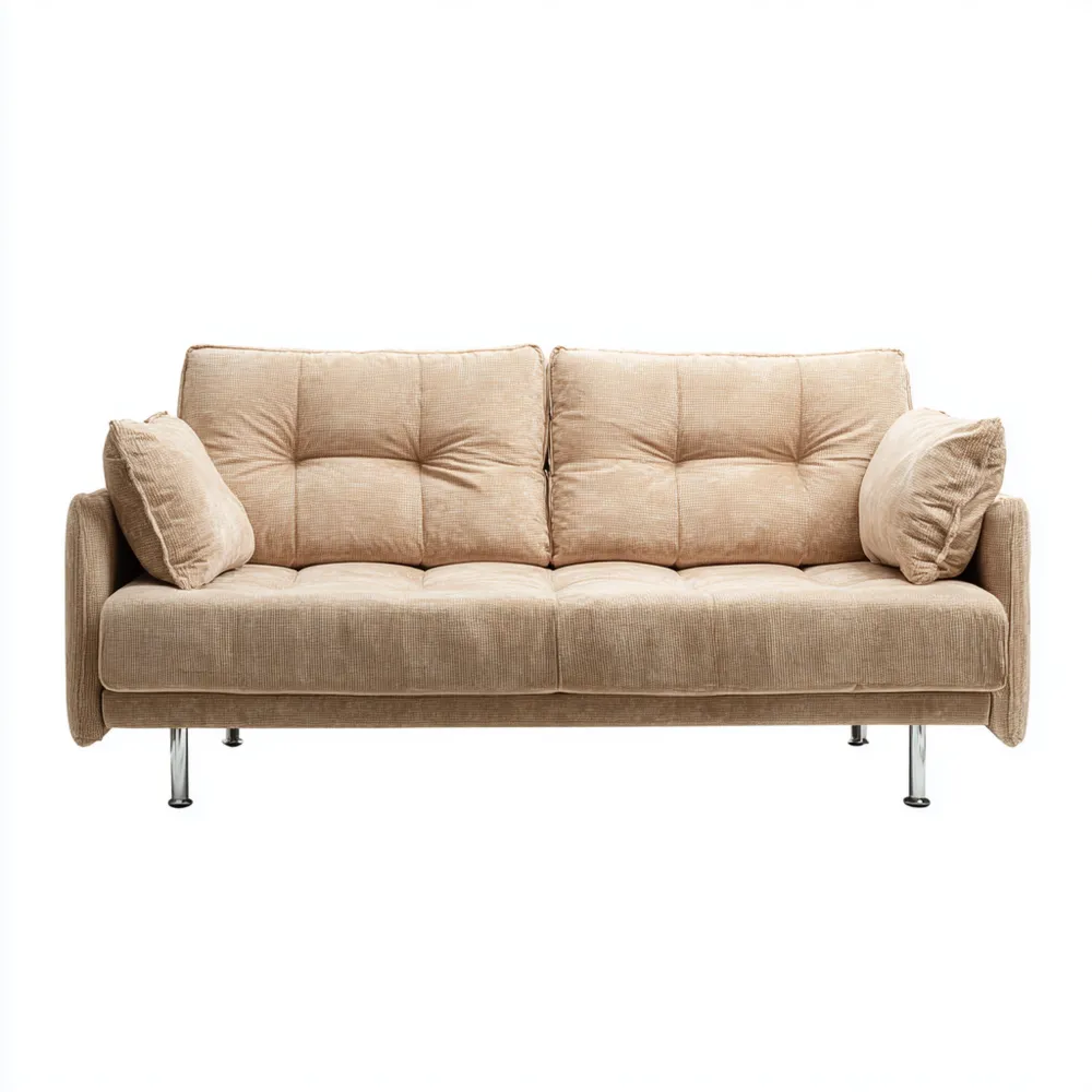2-Sitzer-Sofa Stoff Beige 180x80x85 cm - Moderner Stil