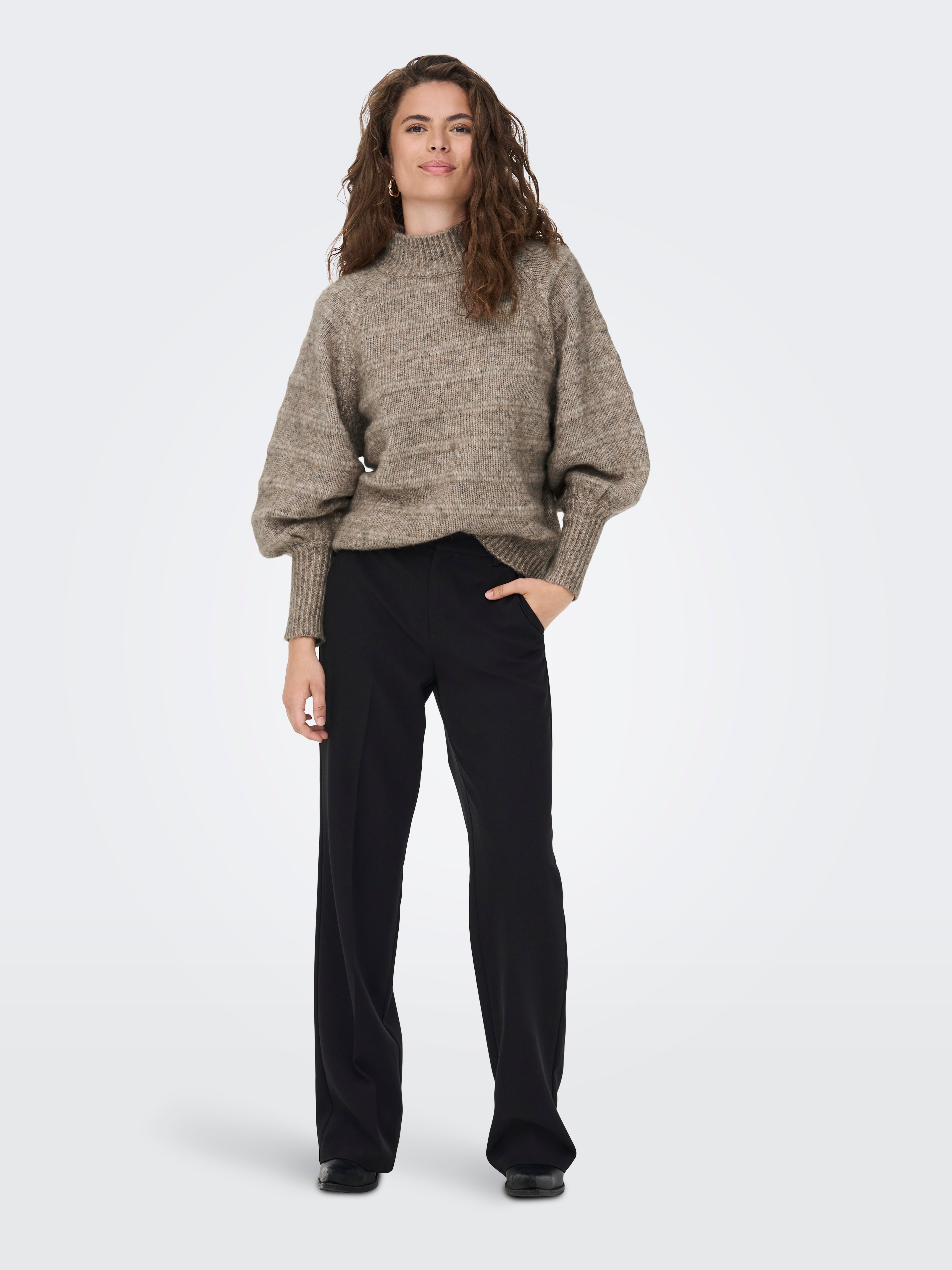 ONLCELINA Strickpullover Chestnut