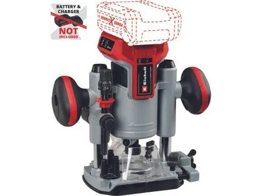 Einhell 4350411, Børstefri, Sort, Rød, Sølv, 10000 rpm, 3,5 cm, Batteri, 18 V - SOLO
