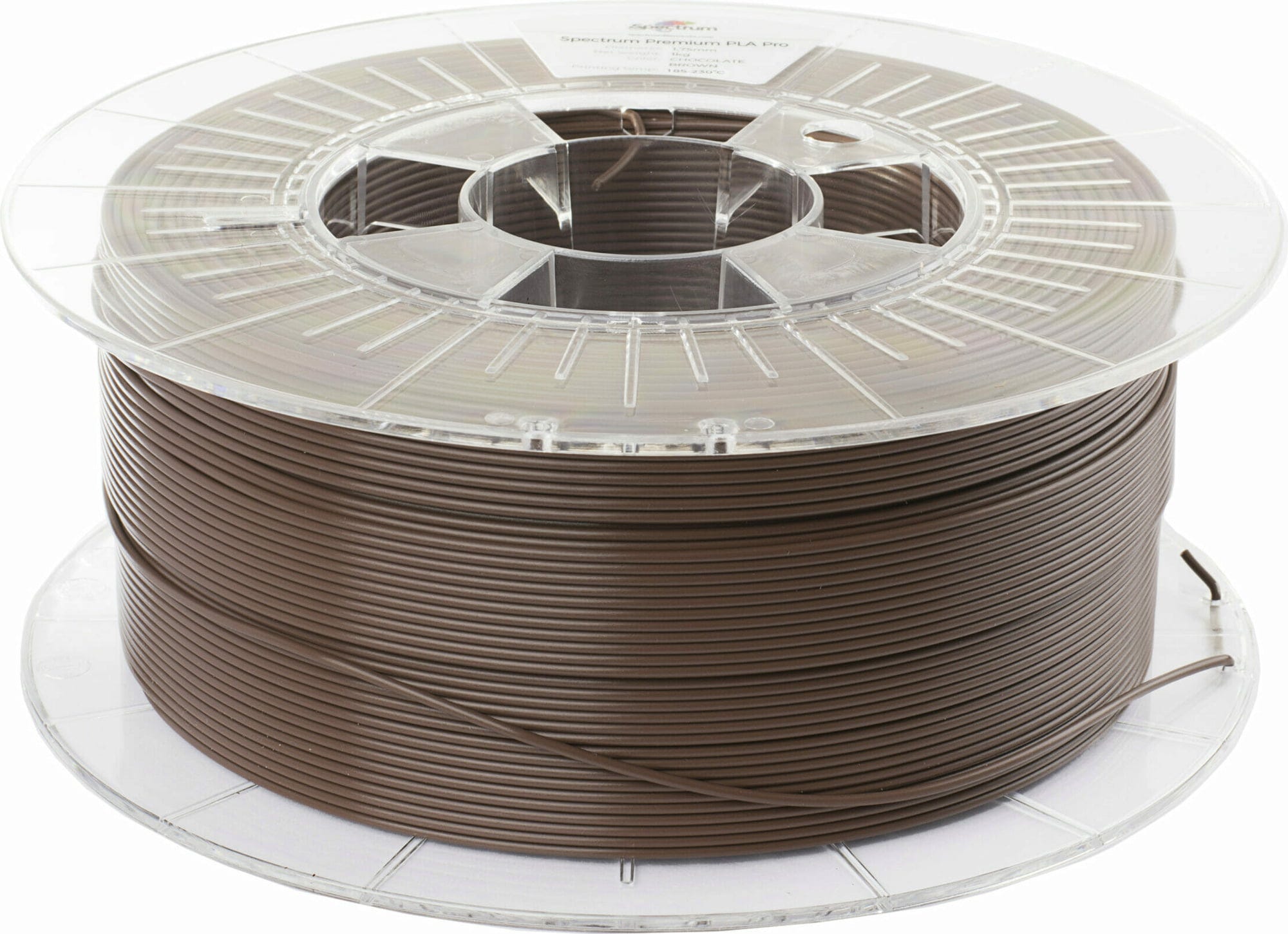 Spectrum  PLA Pro Chocolate Brown, 1,75 mm / 1000 g    Haltbares und schlagfestes PLA Filament in Chocolate Brown