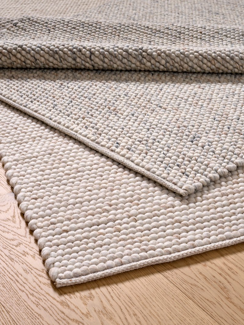 Kent gulvteppe 160x230 160x230cm gråmix 70%ull/30% bomull