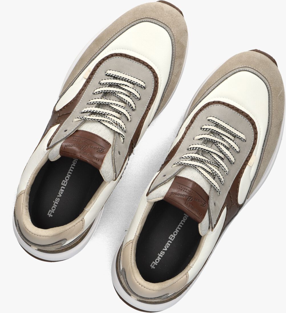 beige floris van bommel lage sneakers sfm-10207 noppi