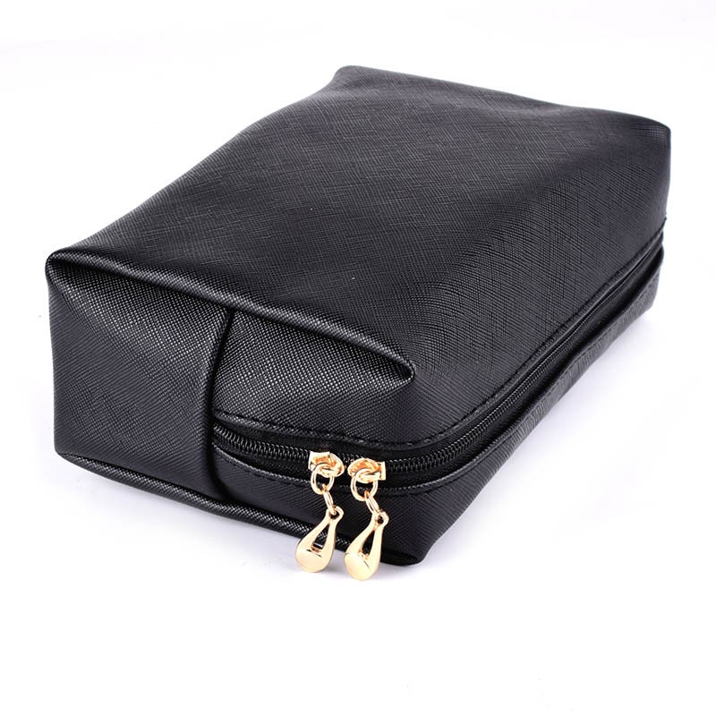 (17x11x7cm) Kosmetik Make Up Tasche Necessaire Organizer Bag mit Reissverschluss - Rosa