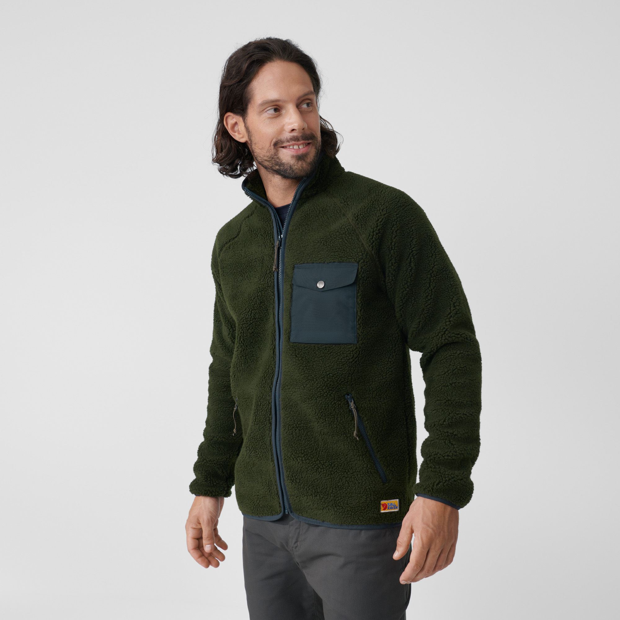 Fjällräven Vardag Pile Fleece, Herre<br>Deilig teddyfleece