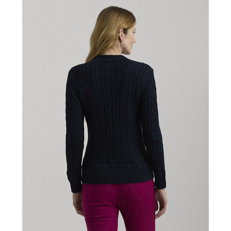 Lauren Ralph Lauren BRIGHT RAYON/COTTON-SWEATER Lauren navy