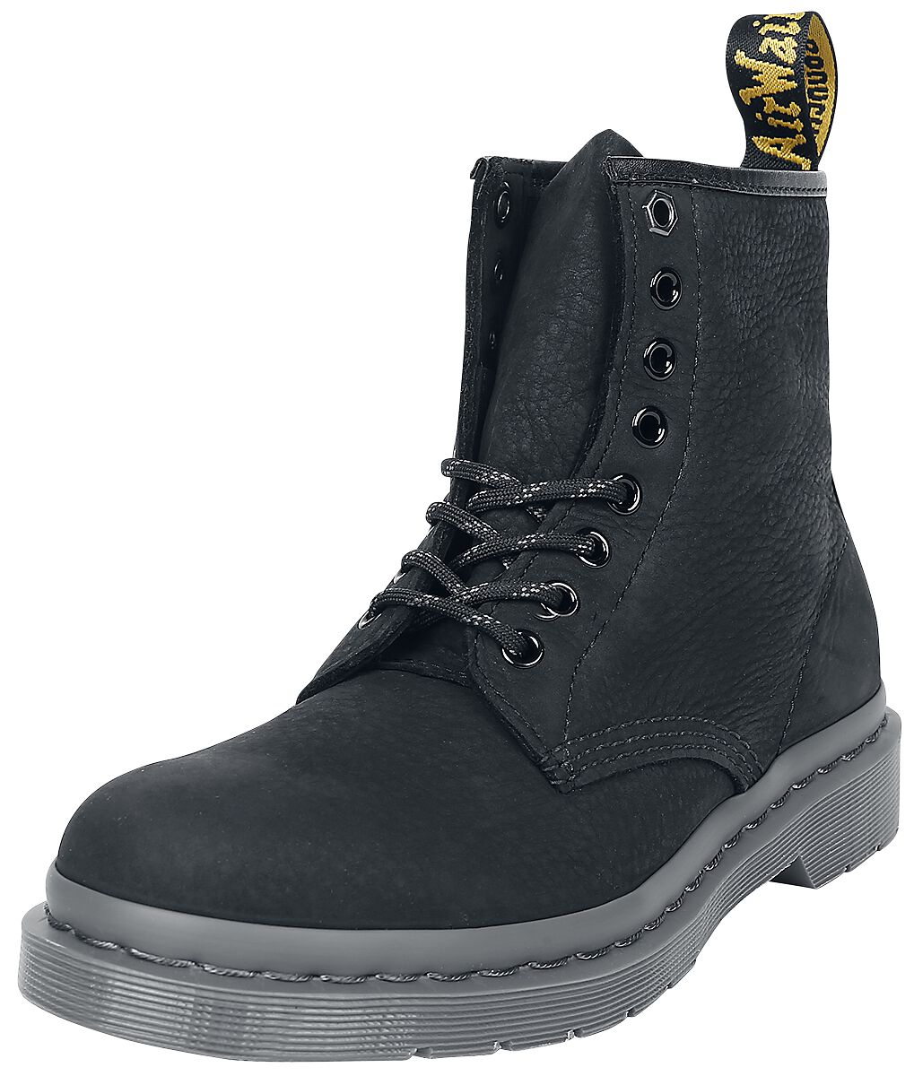 1460 - Black Milled Nubuck Wp | Dr. Martens Bottes