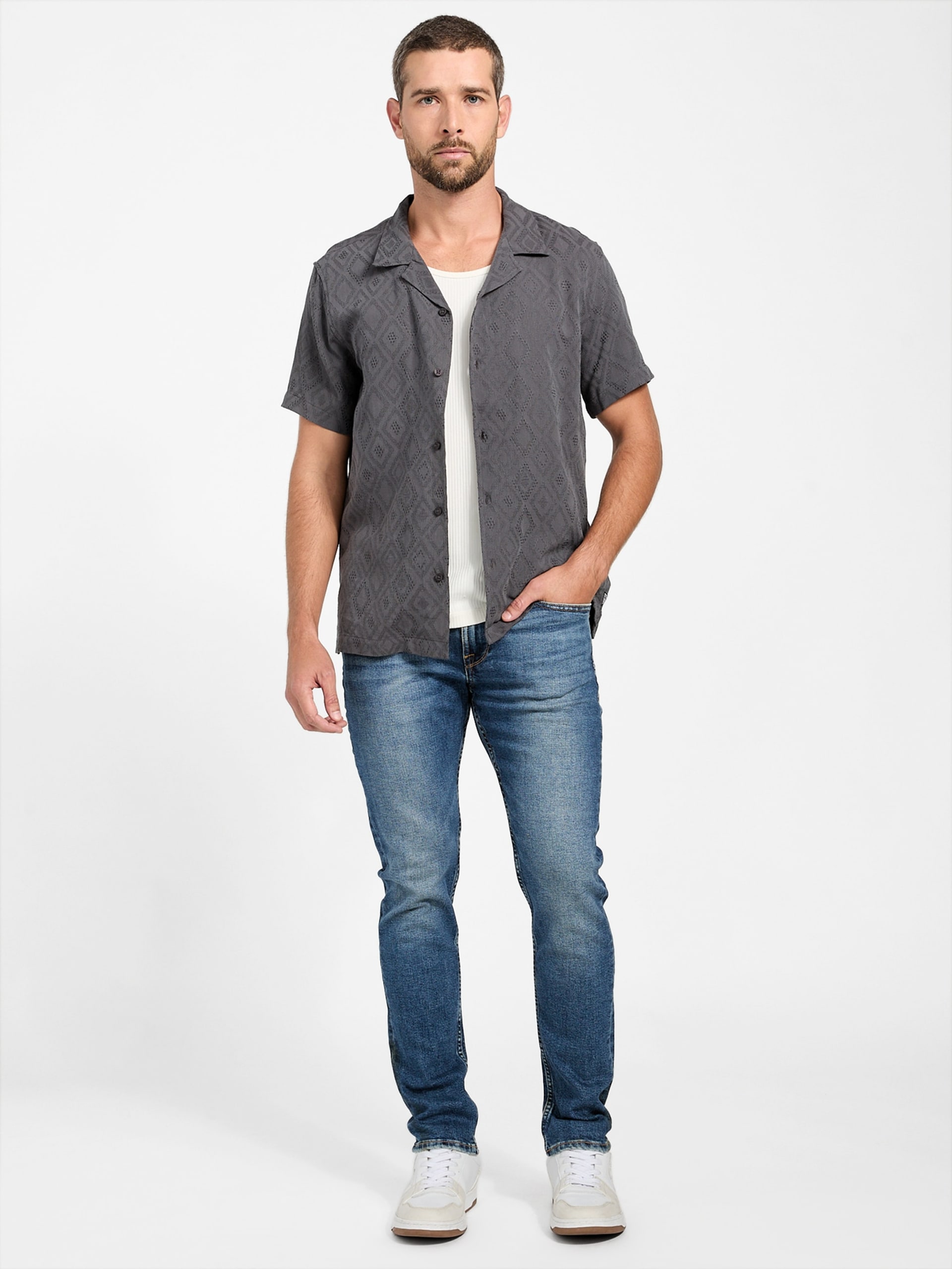 Calça jeans Eco Finnley Slim-Fit Tapered