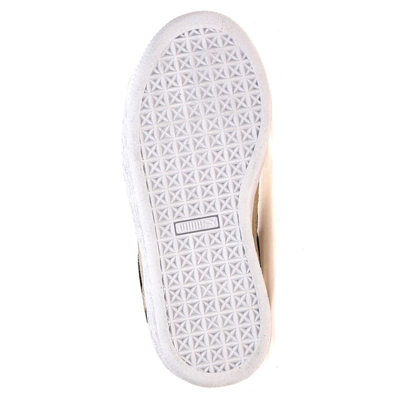 Puma Baskets en Velours de Cuir à lacets noires