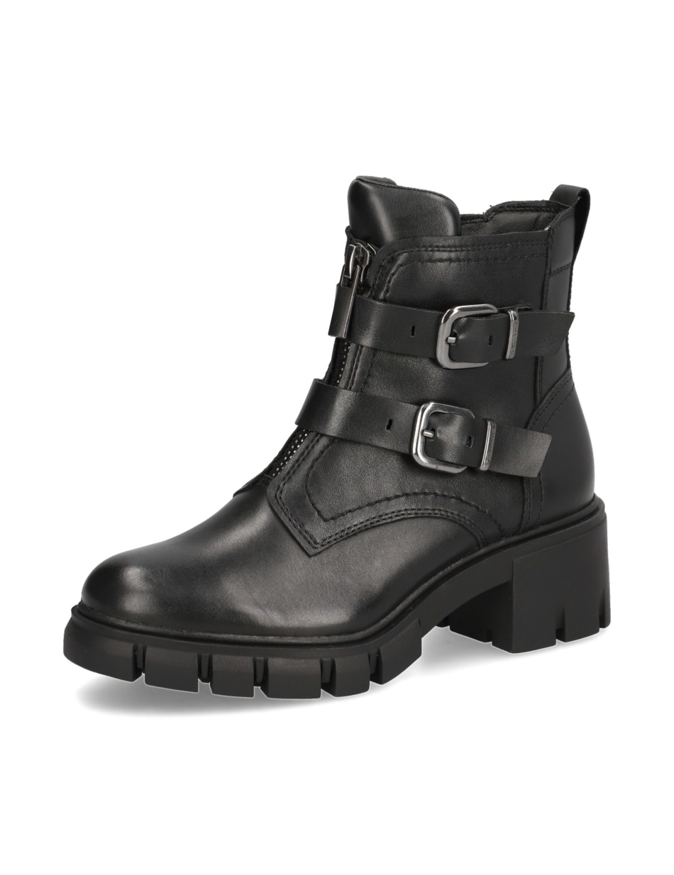 Lederkombination Boot