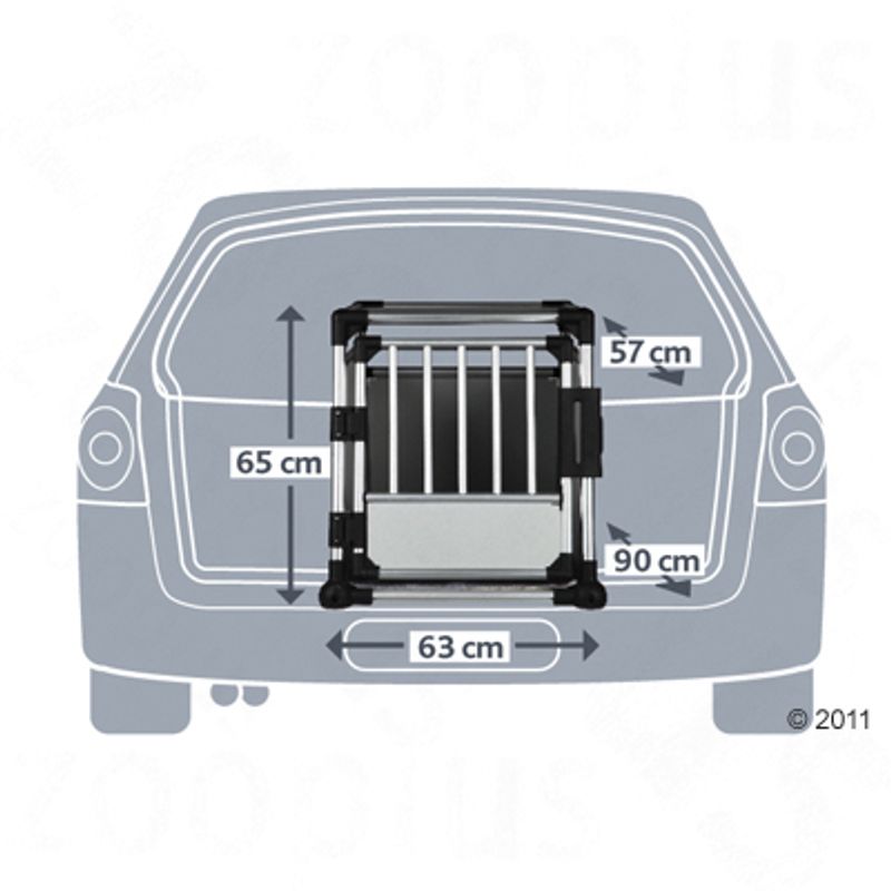 Cage de transport en aluminium Trixie