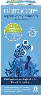 Natracare Cotton Tampons Regular met Applicator 16ST