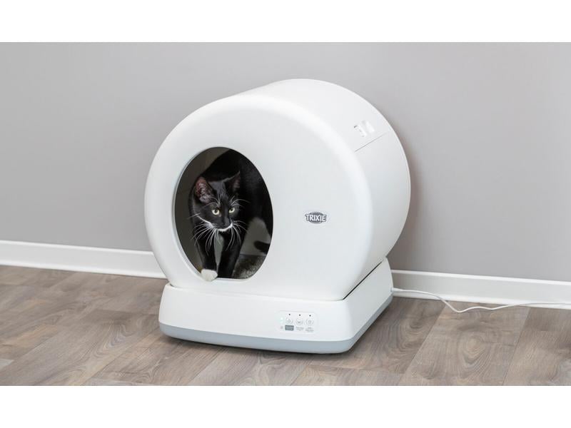 Trixie Selbstreinigende Katzentoilette, 53 × 55.5 × 52 cm, Katzentoilette