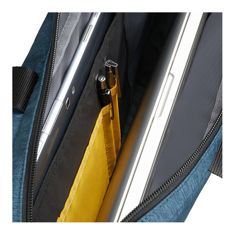 Sacoche ordinateur City Drift 14.1 pouces 41 cm Black bleu