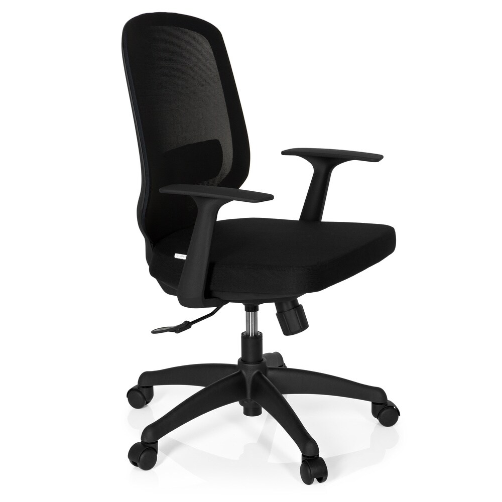 Profi Bürostuhl DELIGHT Stoff/Netzstoff mit Armlehnen hjh OFFICE