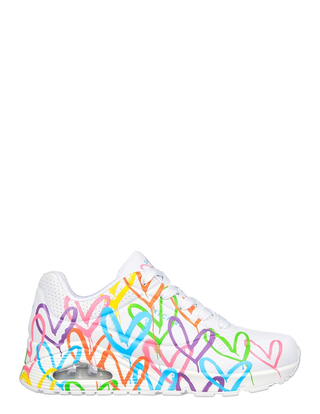 skechers Basket de ville femme uno - highlight love blanche