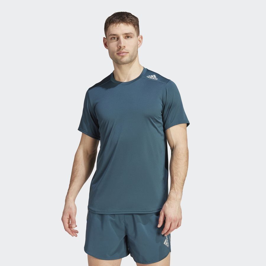 adidas T-shirt Running Designed 4 Running - Bleu/Argenté
