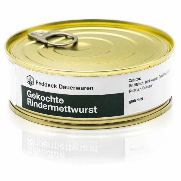 Feddeck Dauerwaren -  Dosenwurst Landrindermettwurst 200 g