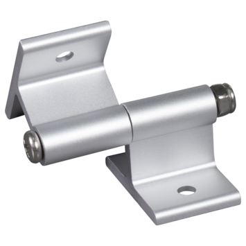 StoreMax clip schuine kap metaal zilver 4 stuks