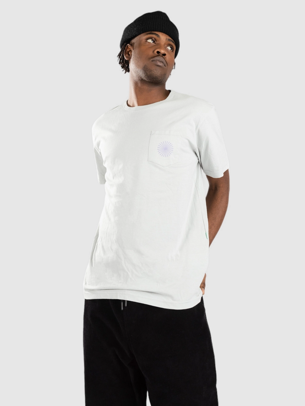 Vissla Psycho Surf Organic Pkt T-Shirt grey mist