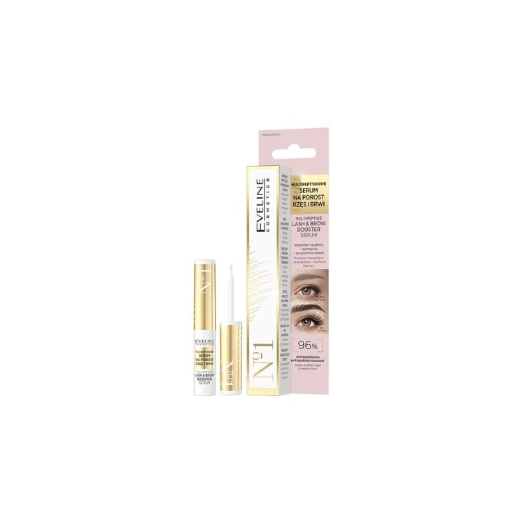 Eveline Multi-Peptid Serum für Augenbrauen- und Wimpernwachstum 4 ml