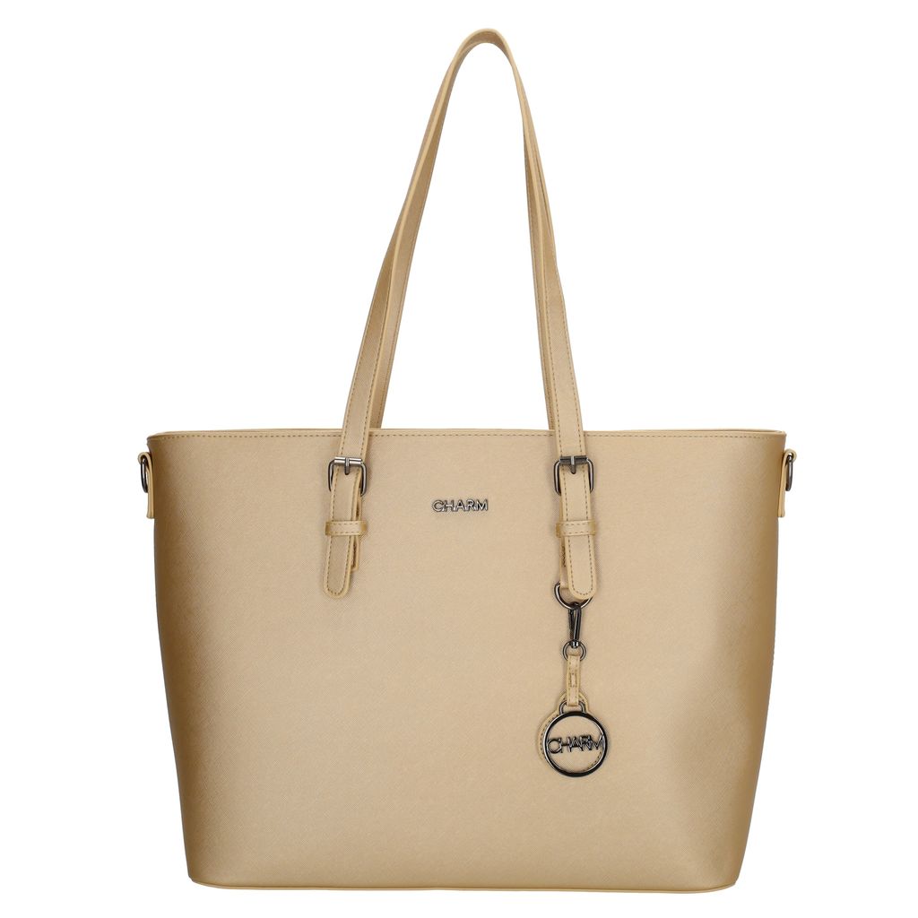 Charm London Birmingham Shopper 15,6 inch Licht Goud