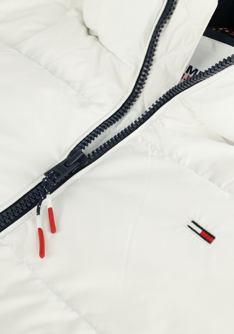 TOMMY JEANS witte tommy jeans gewatteerde jas tjm essential down jacket