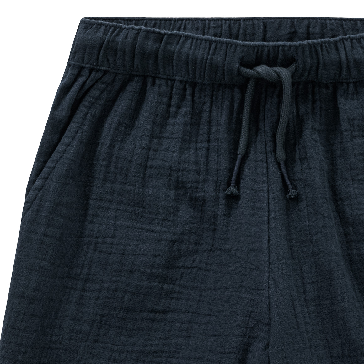 Jonas Nielsen Jungen Musselin-Shorts mit Tunnelzug dunkelblau