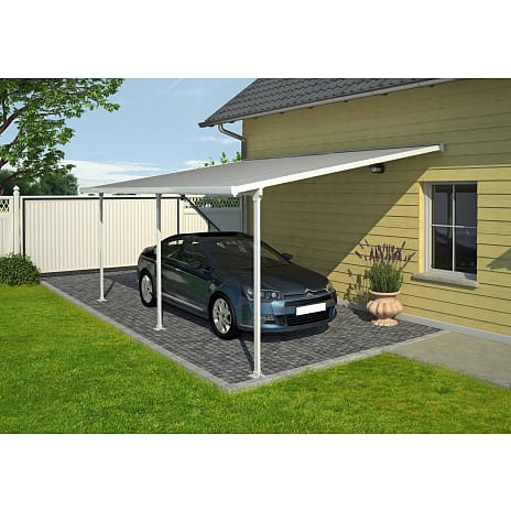 Feria terrasseoverdækning 3x5,46 meter hvid 16,1 m2