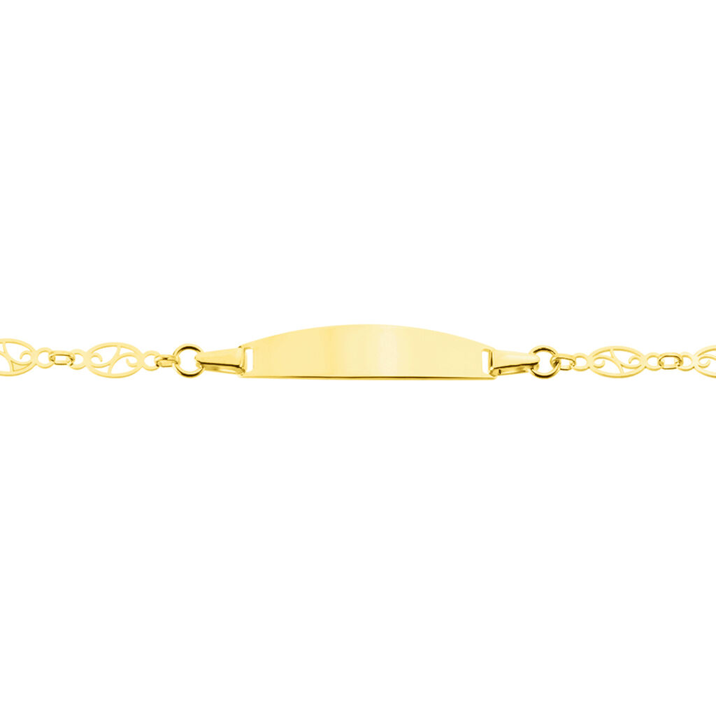 Bracelet Identité Eudoxie Maille Filigrane Or Jaune