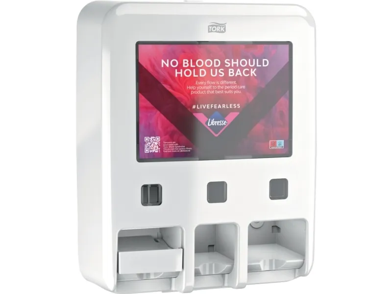 Dispenser Tork Period Care - til Libresse bind/tampon - til vægmontering