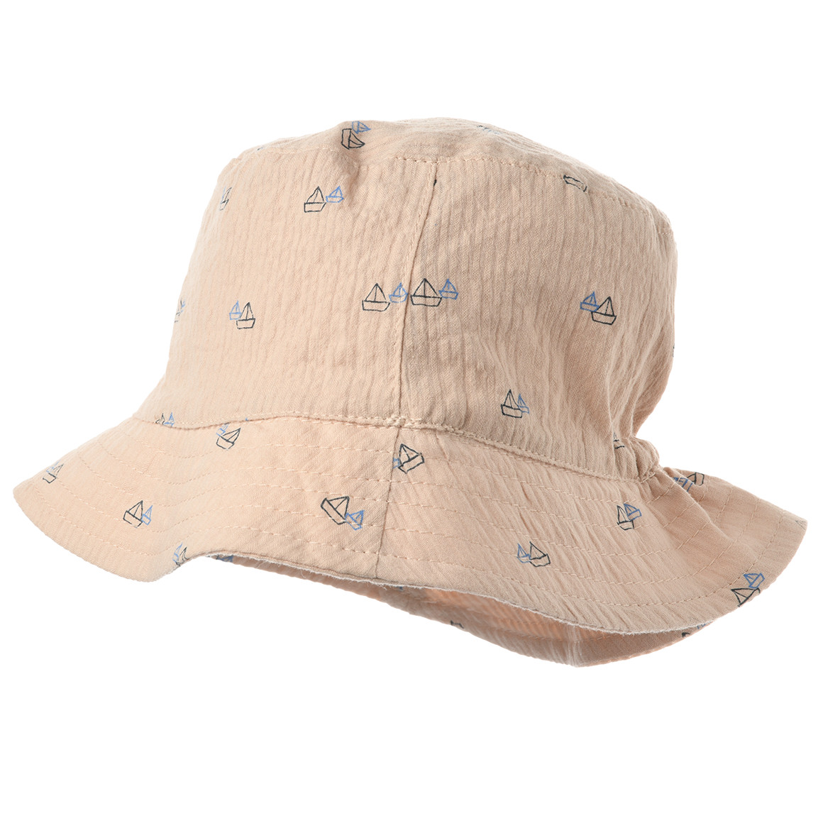 Topomini Baby Hut mit Allover-Print beige