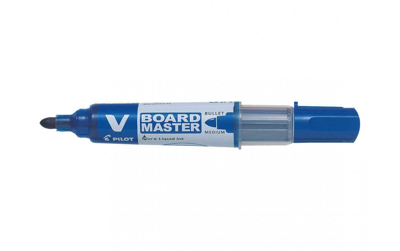 Whiteboard-Marker Blau, RundspitzeWhiteboard-Marker mit nachfüllbarer Flüssigtinte