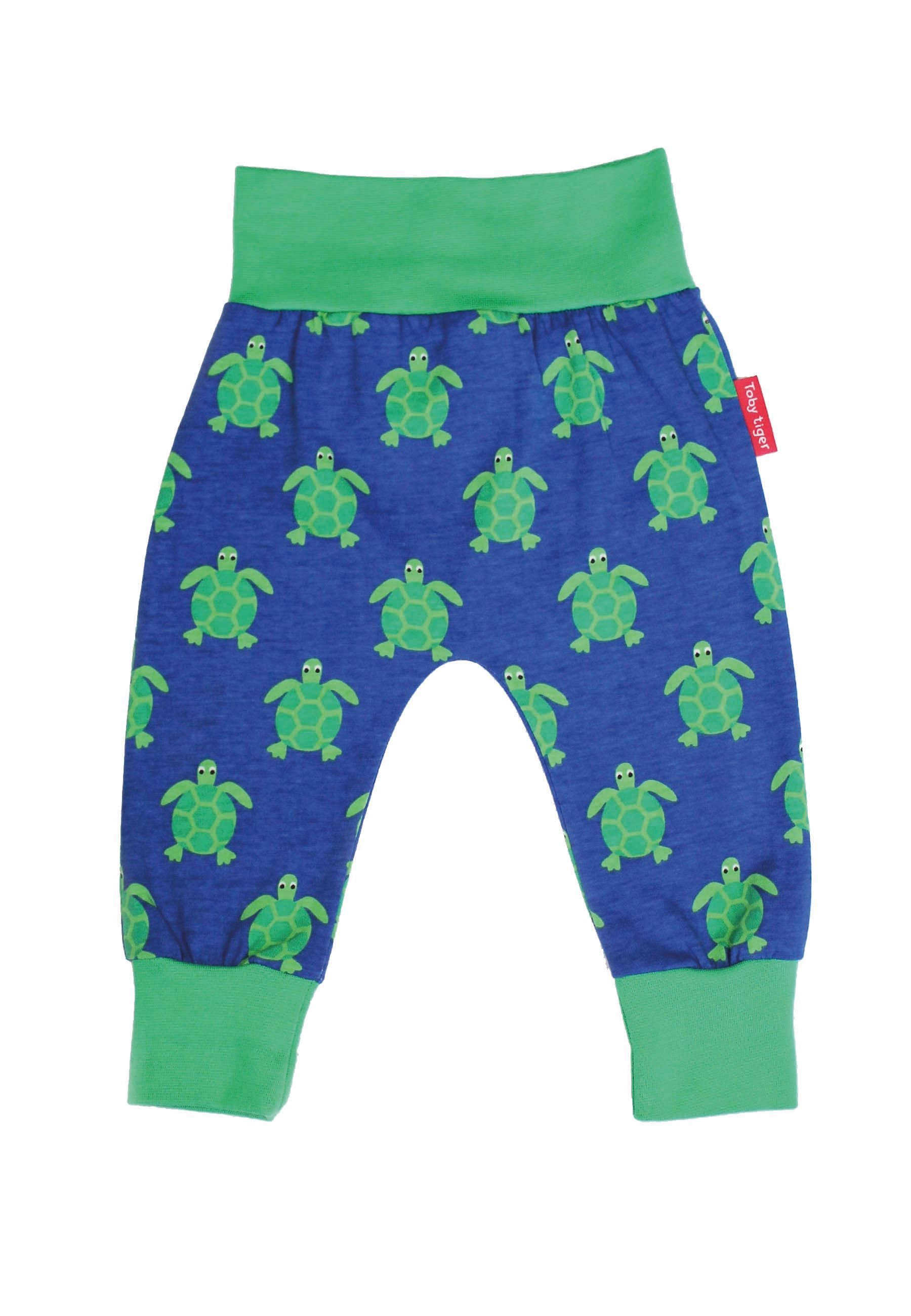 Toby Tiger Babyhose, Schildkröten-Applikation