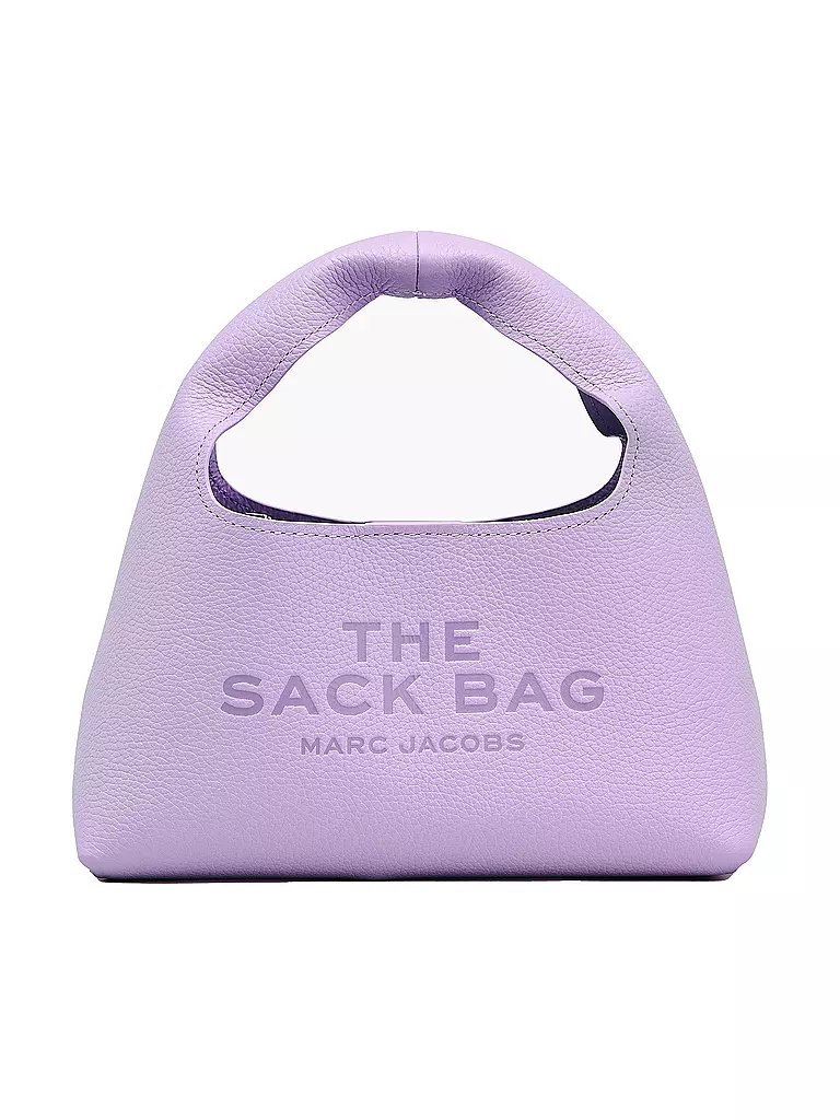 MARC JACOBS Ledertasche - Henkeltasche THE MINI SACK  lila