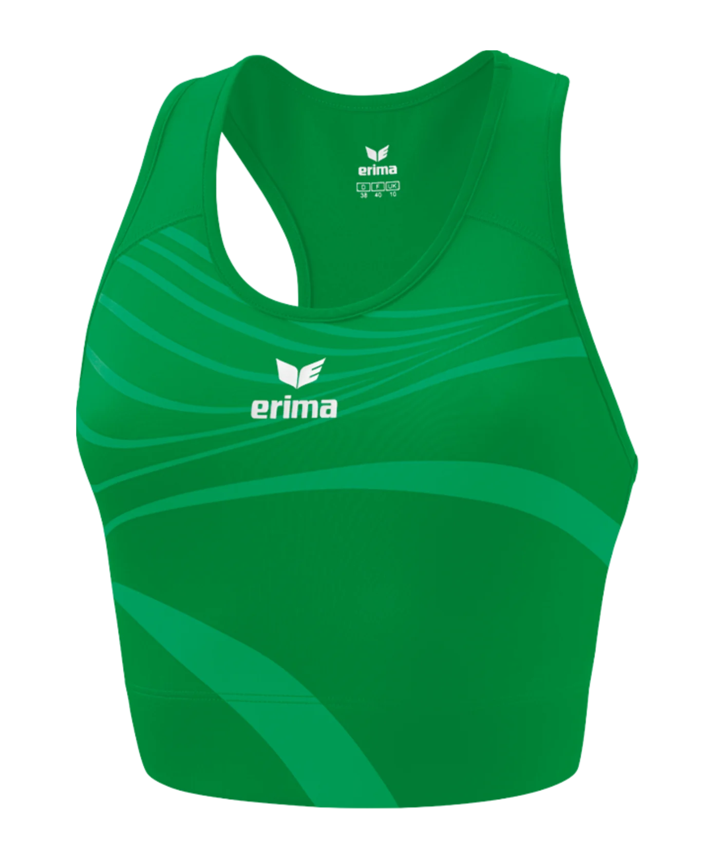 Erima Racing Sport-BH Damen Grün