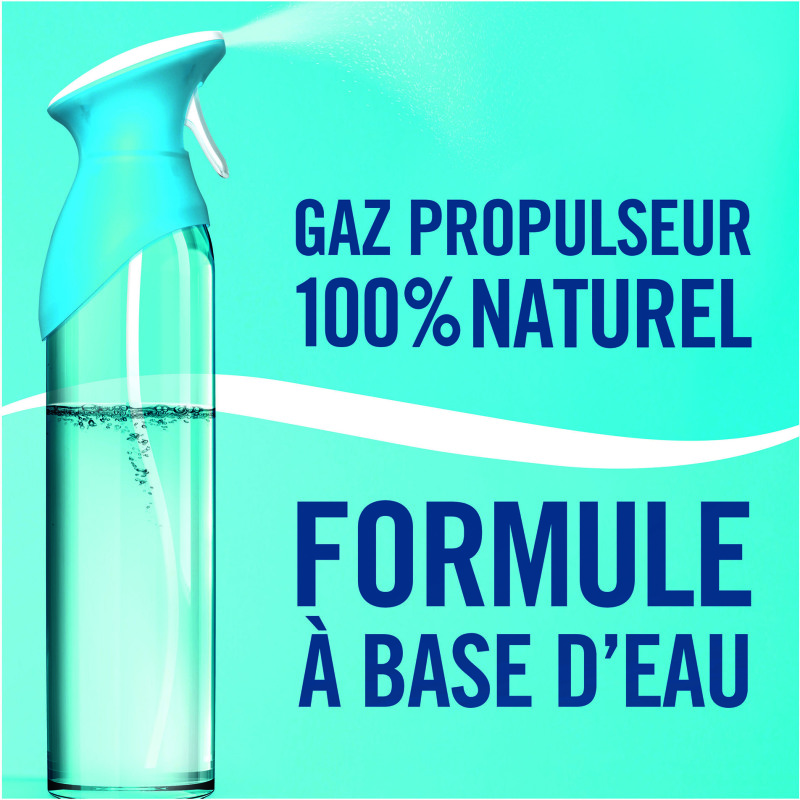 Désodorisant Febreze Brume d'air Pureté de coton - Aérosol 185 ml
