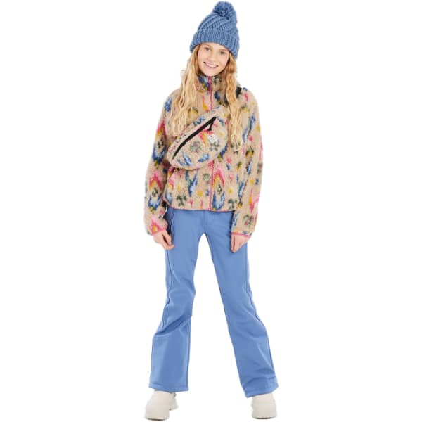Veste polaire PROTEST PRTSUUS JR FULLZIPTOP KITOFFWHITE
