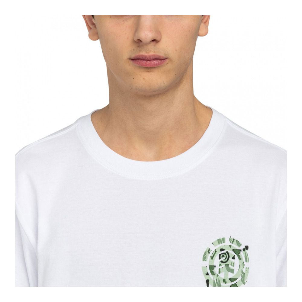 Element GEO FILL - Tee-shirt Homme optic white