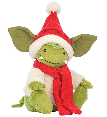 Jellycat Kuscheltier - 27x10 cm - Weihnachtsgrizzo