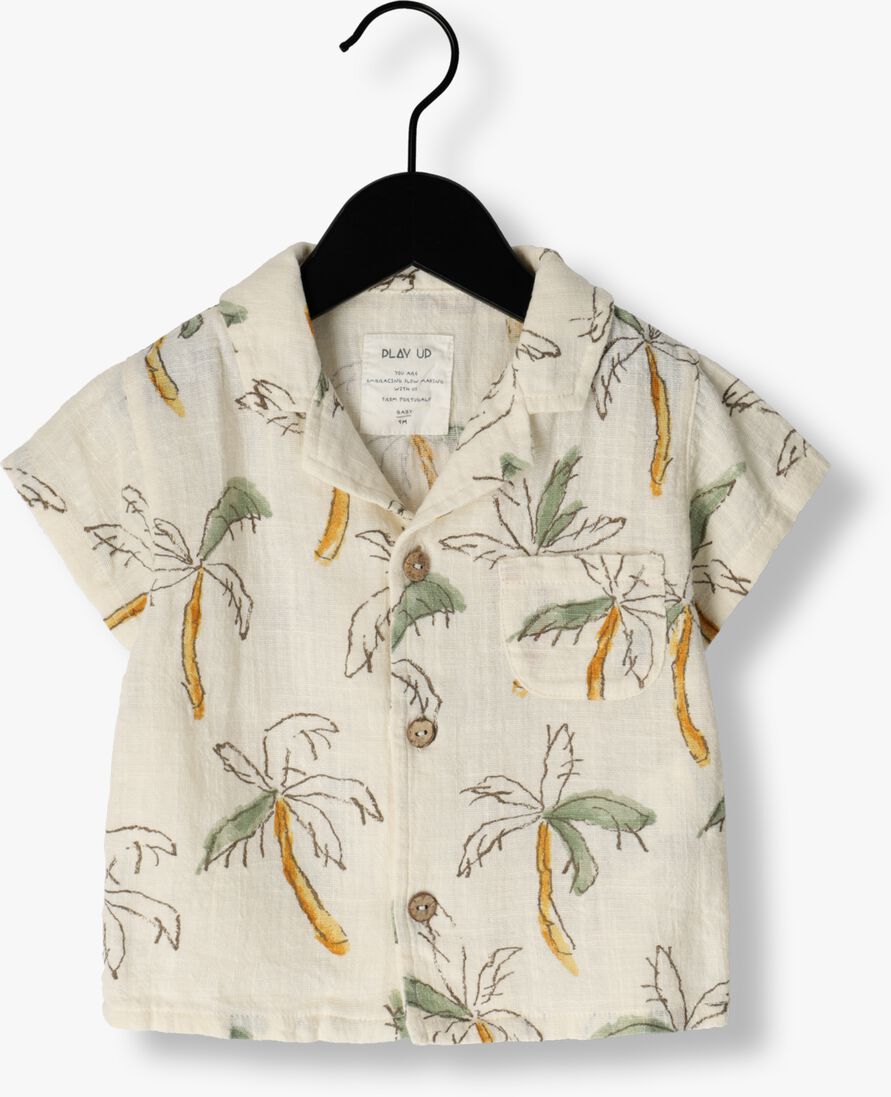 PLAY UP beige play up blouse printed woven shirt