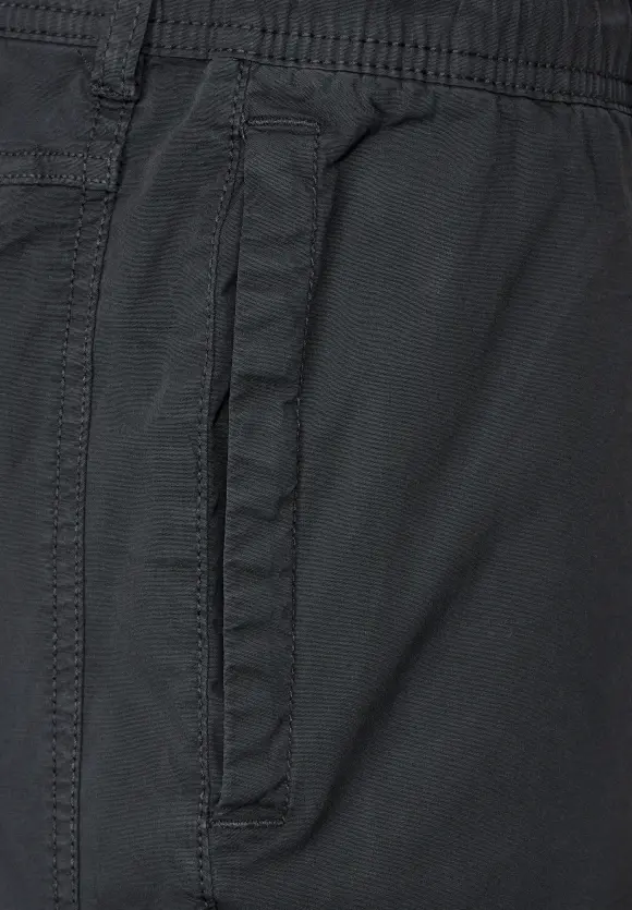 Relaxed Fit Cargoshorts - dark ash grey