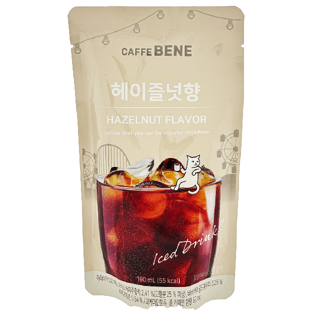 Caffe Bene Hazelnoot Koffie in Zakje (Pouch) 190ml