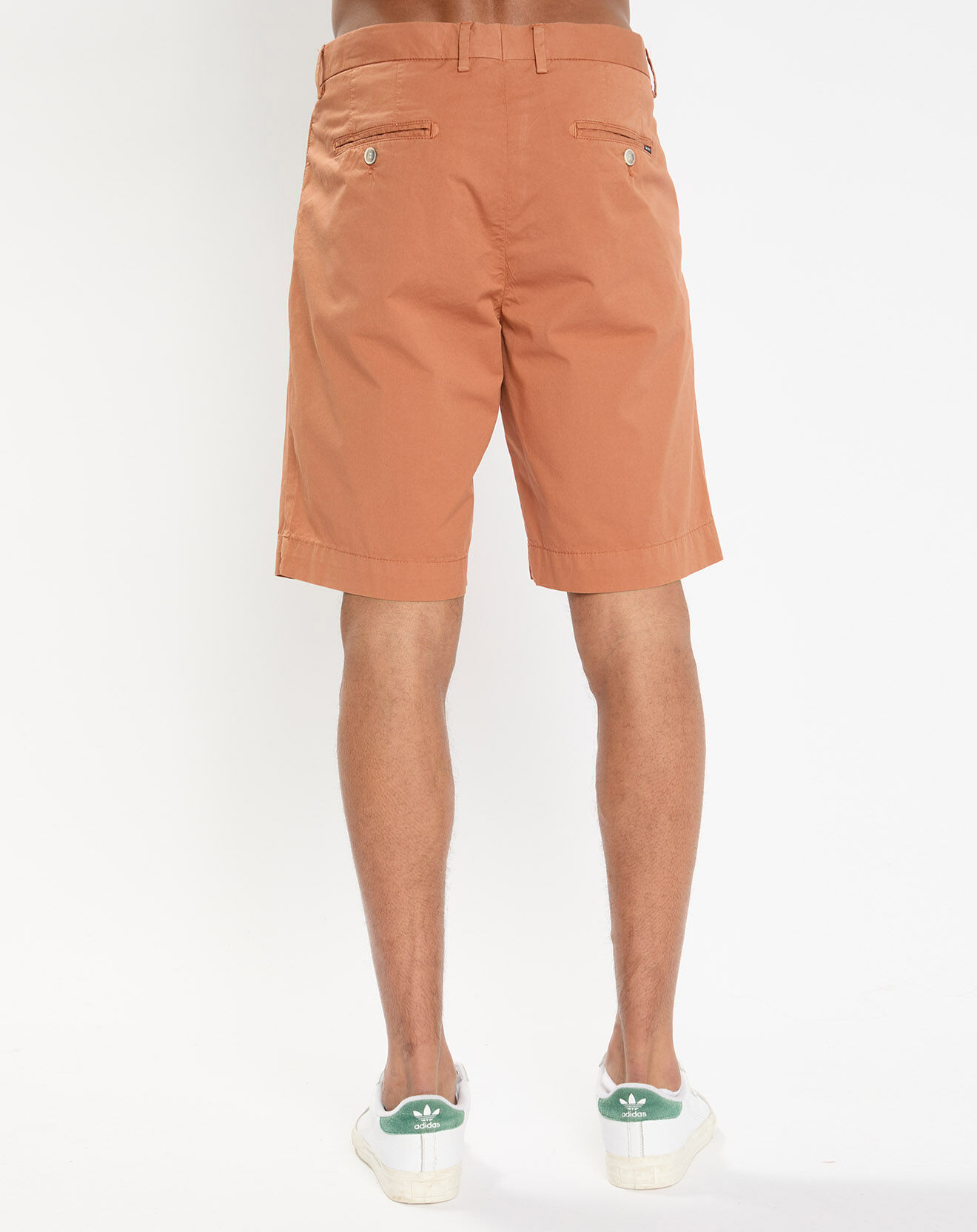 Hackett London Bermuda en Twill Regular Fit uni orange