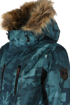 Lindberg Camo Vinterjakke, Lagoon