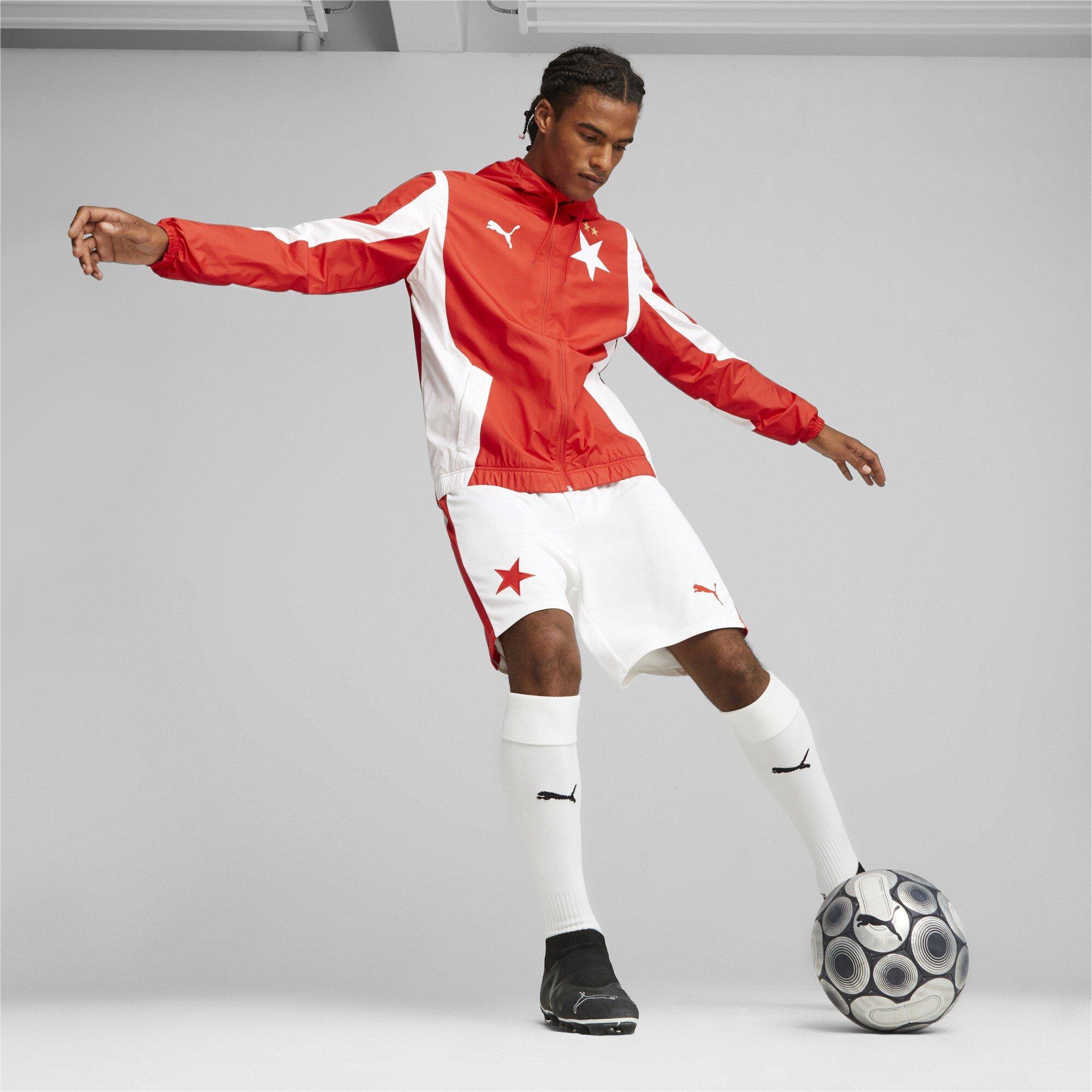 Puma Slavia Prague Match Woven Anthem Jacket 2023 2024 Adults