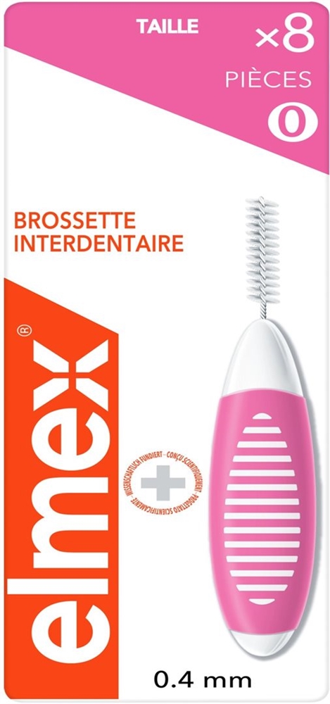 ELMEX Interdentalbürsten<br>8 Stück, 0.4mm, pink