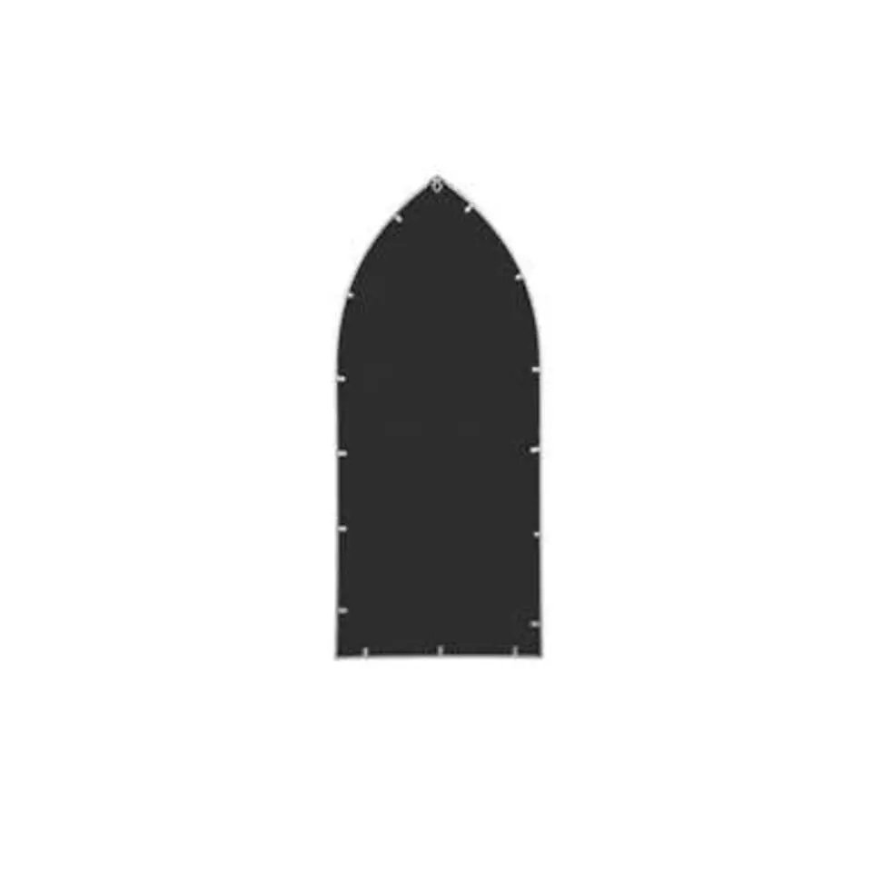 CASSEL - Wandspiegel - Grijs - Metaal