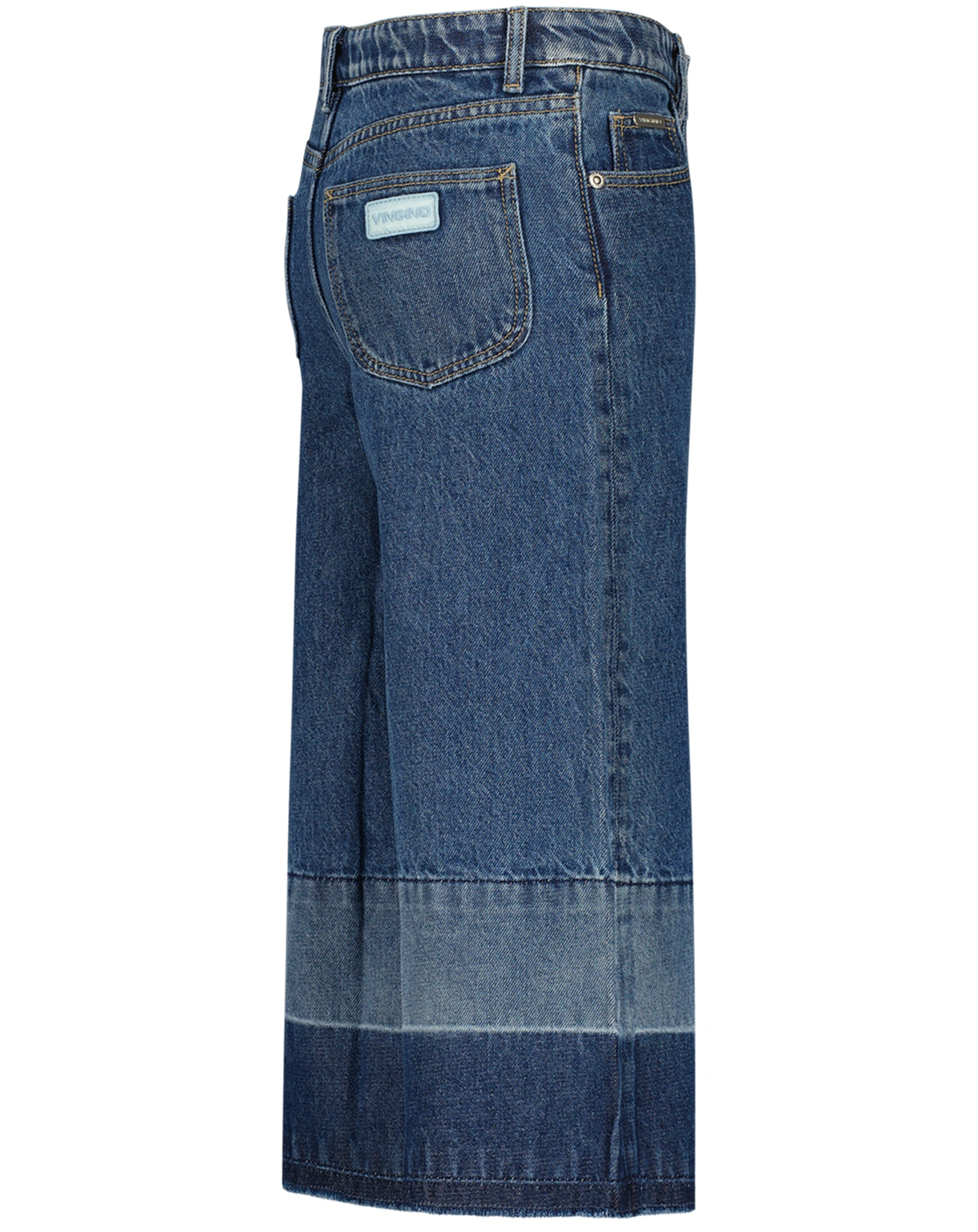 Jeans-Hose CLOE Wide Leg Cropped in mid blue wash