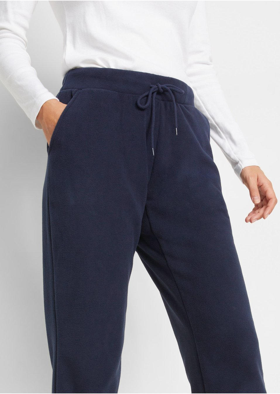 Pantalon polaire, coupe droite